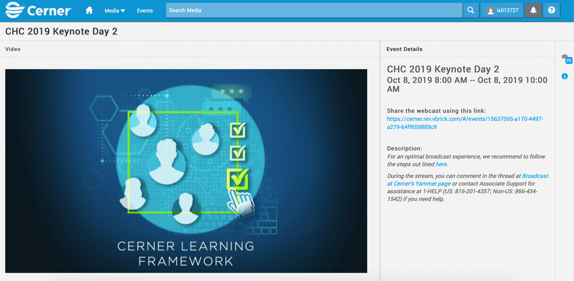 The learning framework featured on stage at the Cerner Health Conference 2019, Day 2 keynote.